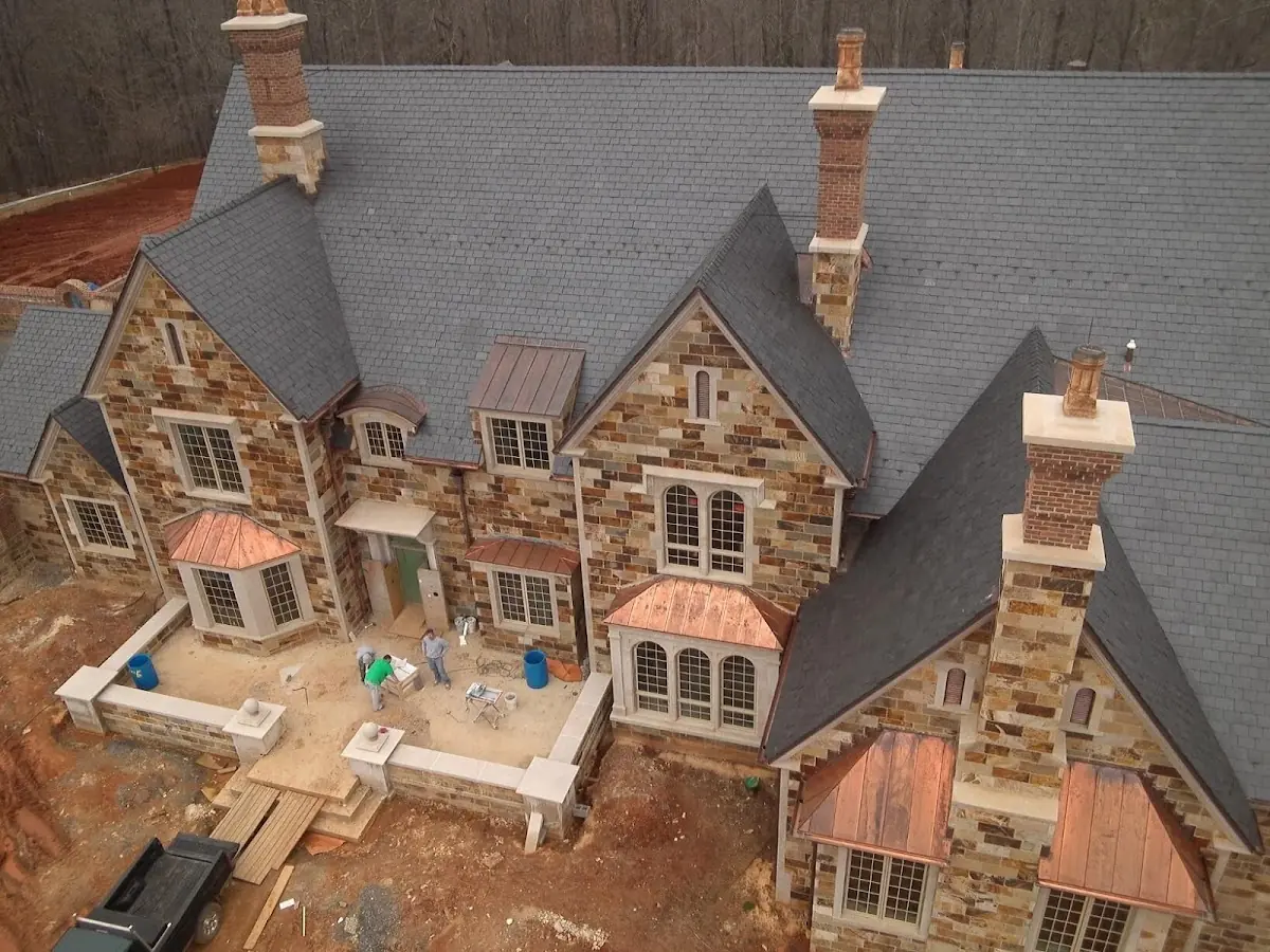 Craftsman Roofing Slate Roof Repair project in Kerman